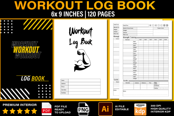 Download Workout Log Book Interior - Workout Collection