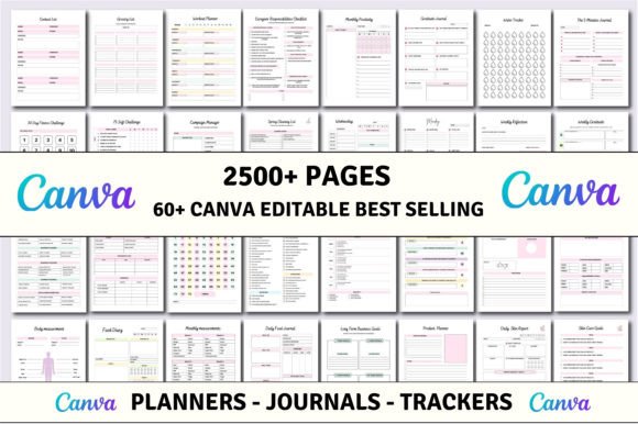 Download 60+ Editable Canva Planners Templates - Premium Resources