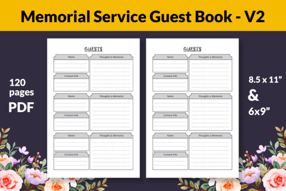 Download Memorial Service KDP Guest Book - Memorial service Collection