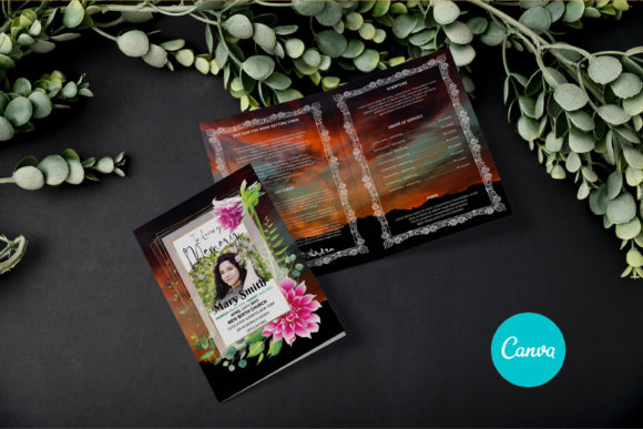 Download Floral Memorial Service Template - Memorial service Collection