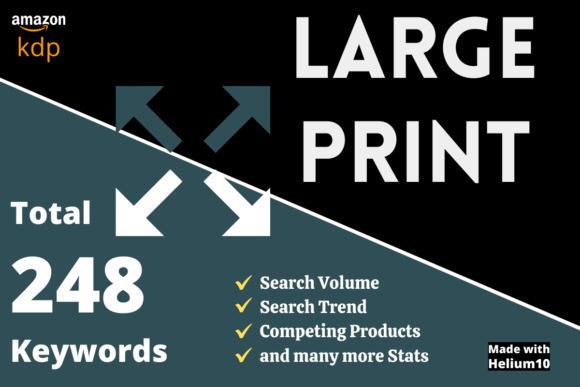 Download Large Print Keyword List for Amazon Kdp - Amazon Collection