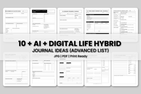 Download AI Logbook Bundle KDP Interior - Bundle Collection