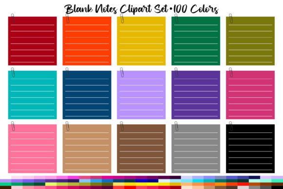Download 100 Blank Notes Clipart Little Post It - Blank Collection