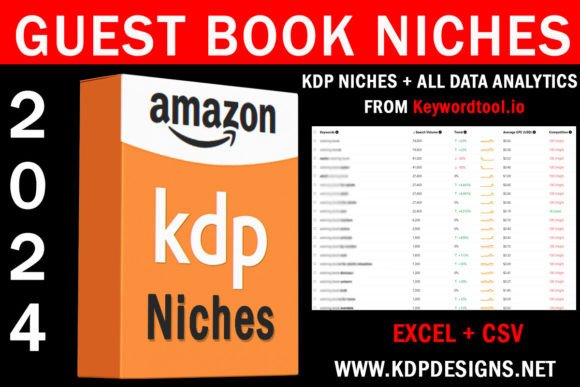Download Amazon KDP Guest Book Niches 2024 - Amazon Collection